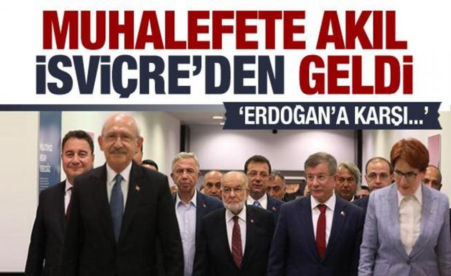 Yerel seçim öncesi muhalefete ilk akıl İsviçre'den geldi! Erdoğan'a karşı...