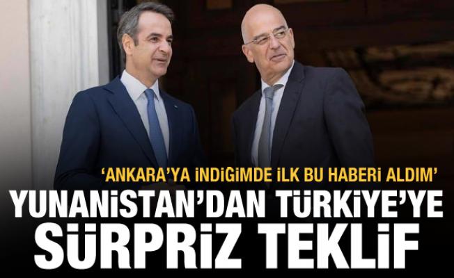 Yunanistan'dan Türkiye'ye sürpriz teklif! 'Ankara'ya indiğimde ilk bu haberi aldım'
